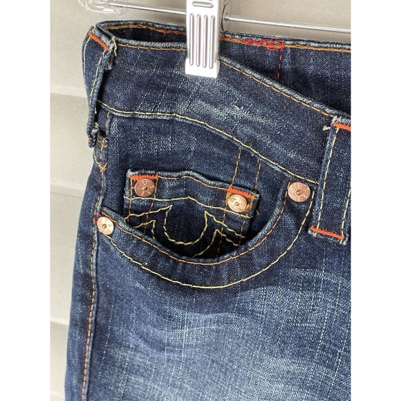 True Religion Women 30 Jeans Vintage World Tour Johnny Bootcut Stretch USA Y2K - Picture 4 of 13